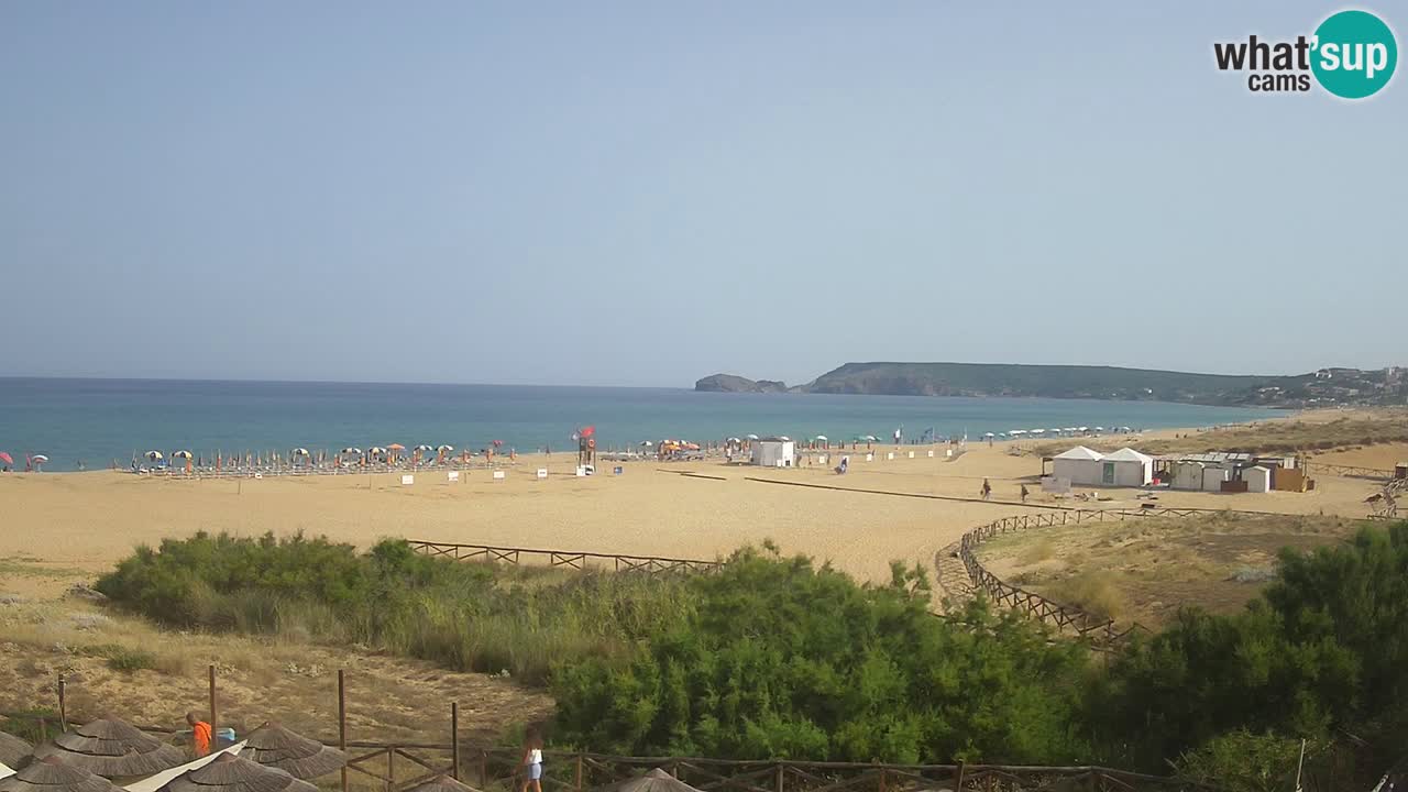 Cámara web Torre dei Corsari – Vista en directo de la playa desde Punta Usai