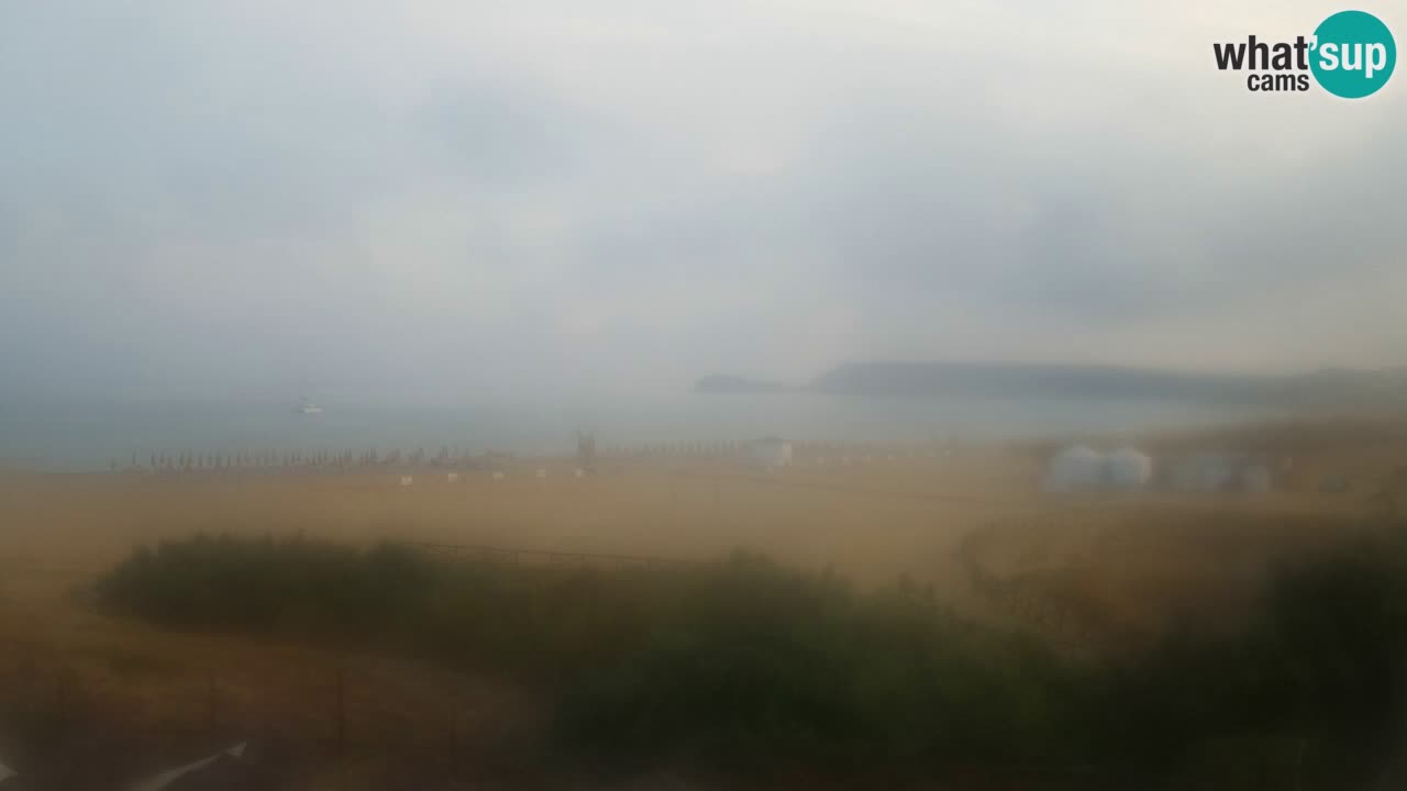 Cámara web Torre dei Corsari – Vista en directo de la playa desde Punta Usai