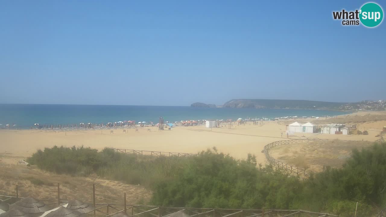 Cámara web Torre dei Corsari – Vista en directo de la playa desde Punta Usai