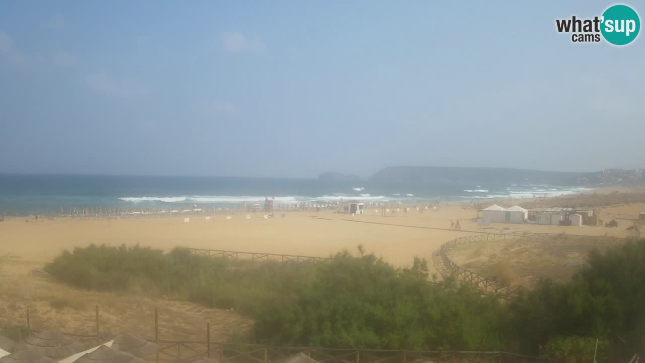 Webcam Torre dei Corsari – Vue en direct sur la plage depuis Punta Usai