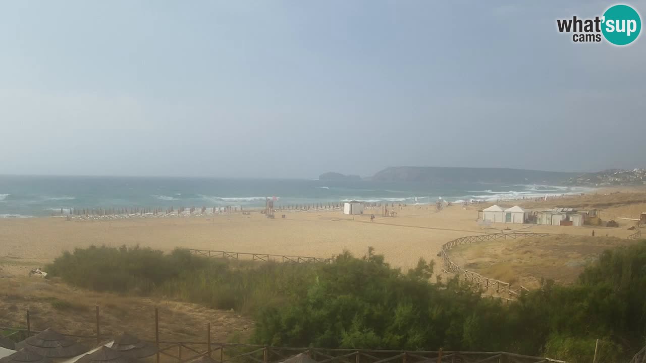 Webcam Torre dei Corsari – Vue en direct sur la plage depuis Punta Usai