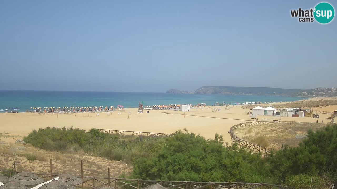Webcam Torre dei Corsari – Vista live sulla spiaggia da Punta Usai