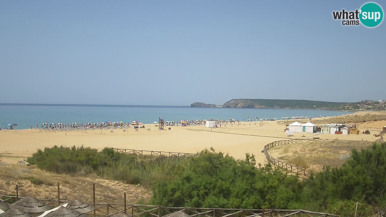 Webcam Torre dei Corsari – Vue en direct sur la plage depuis Punta Usai