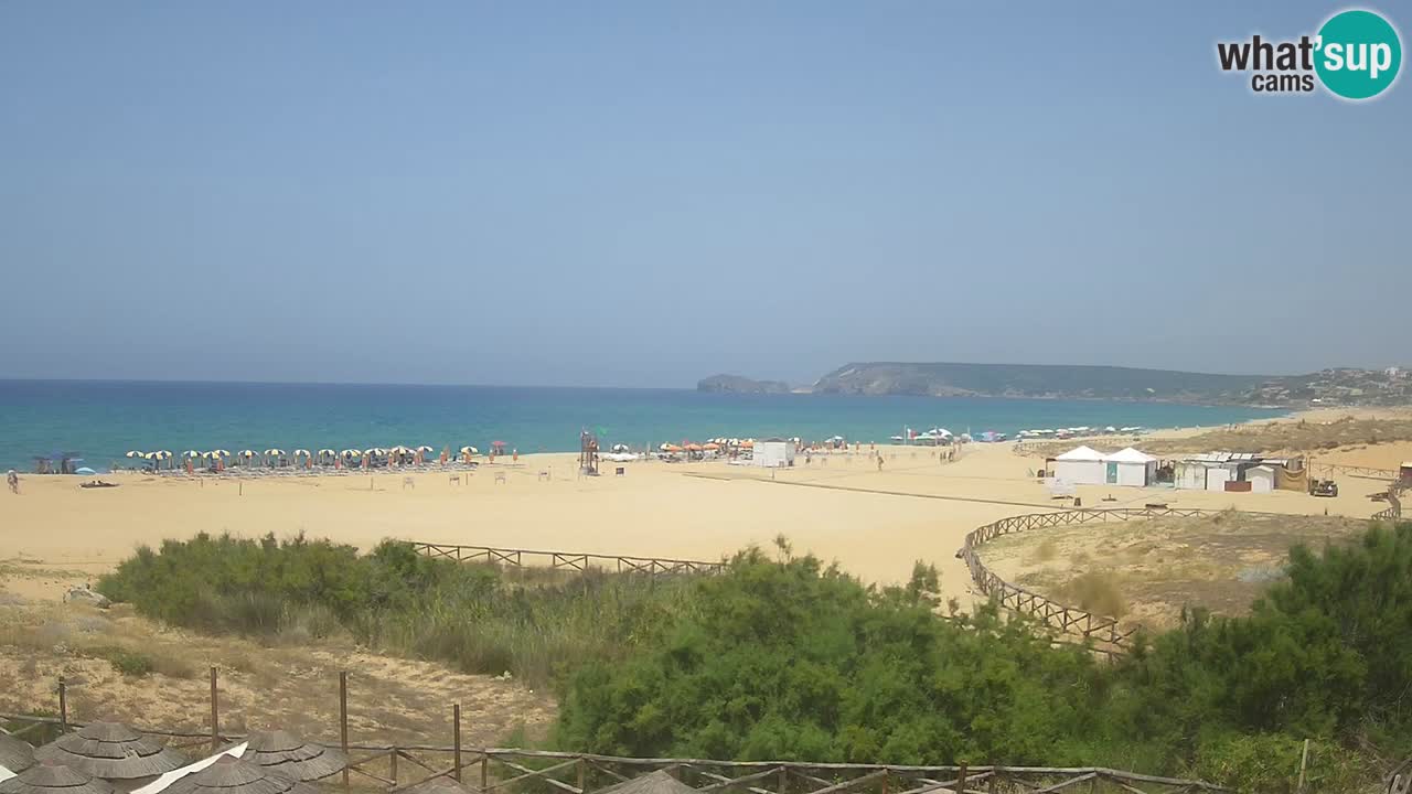 Webcam Torre dei Corsari – Vue en direct sur la plage depuis Punta Usai