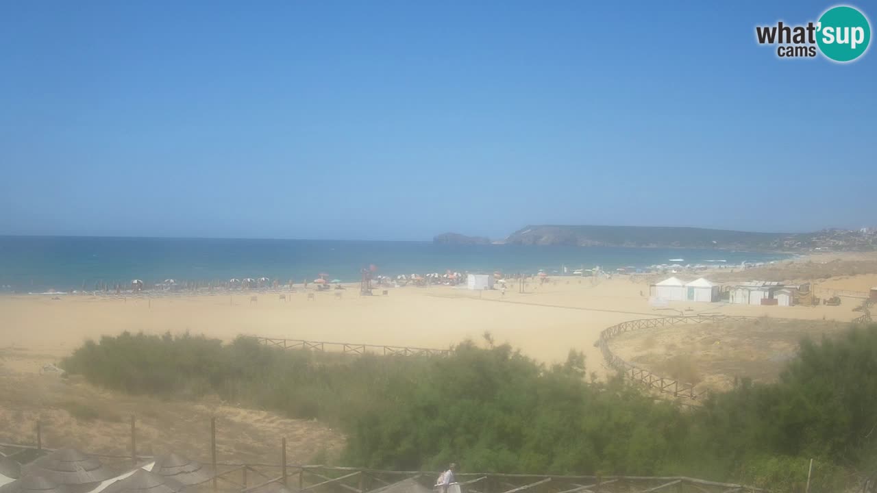 Webcam Torre dei Corsari – Vista live sulla spiaggia da Punta Usai