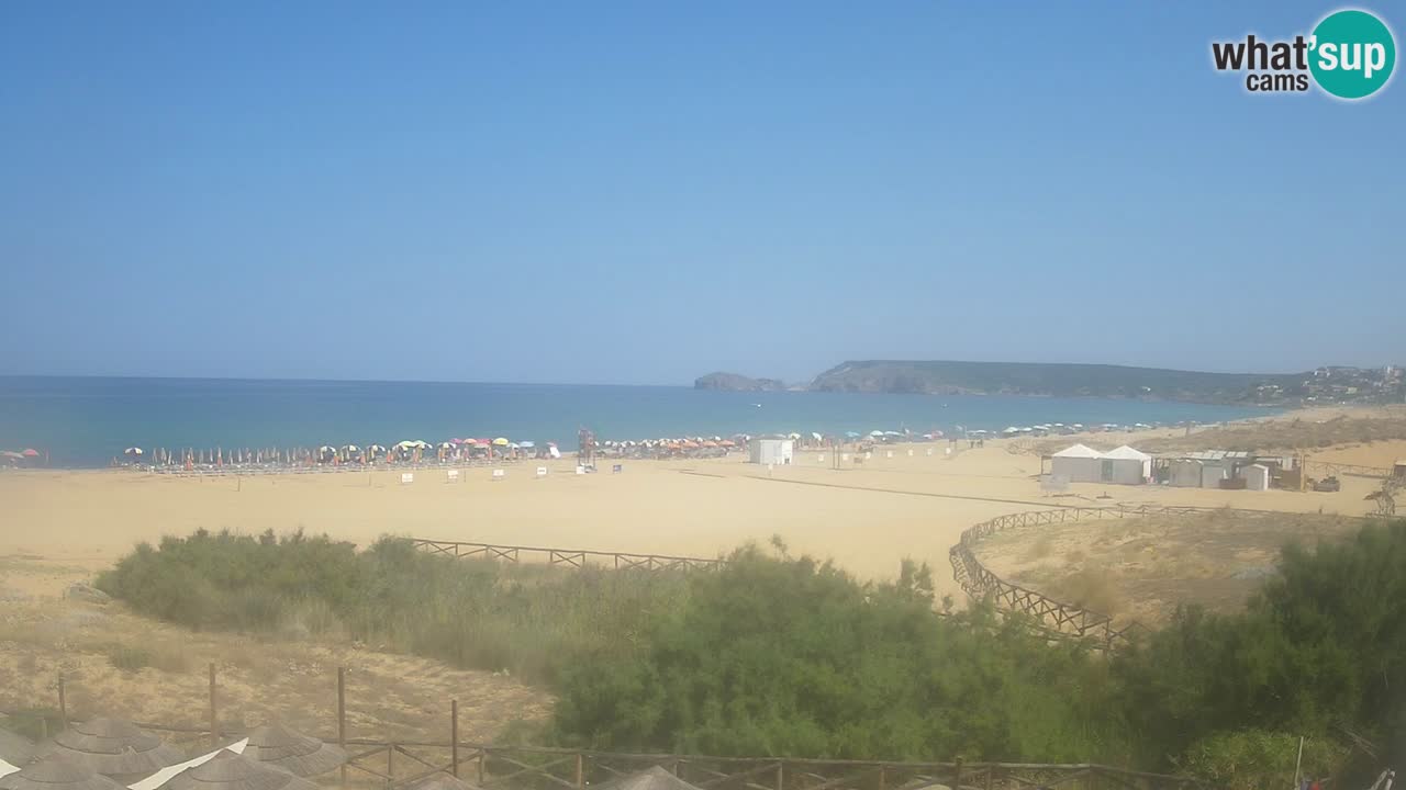 Webcam Torre dei Corsari – Vista live sulla spiaggia da Punta Usai