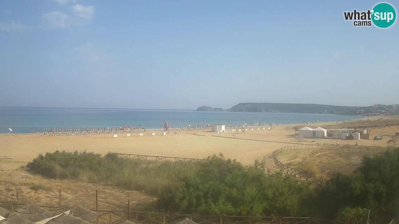 Webcam Torre dei Corsari – Vista live sulla spiaggia da Punta Usai