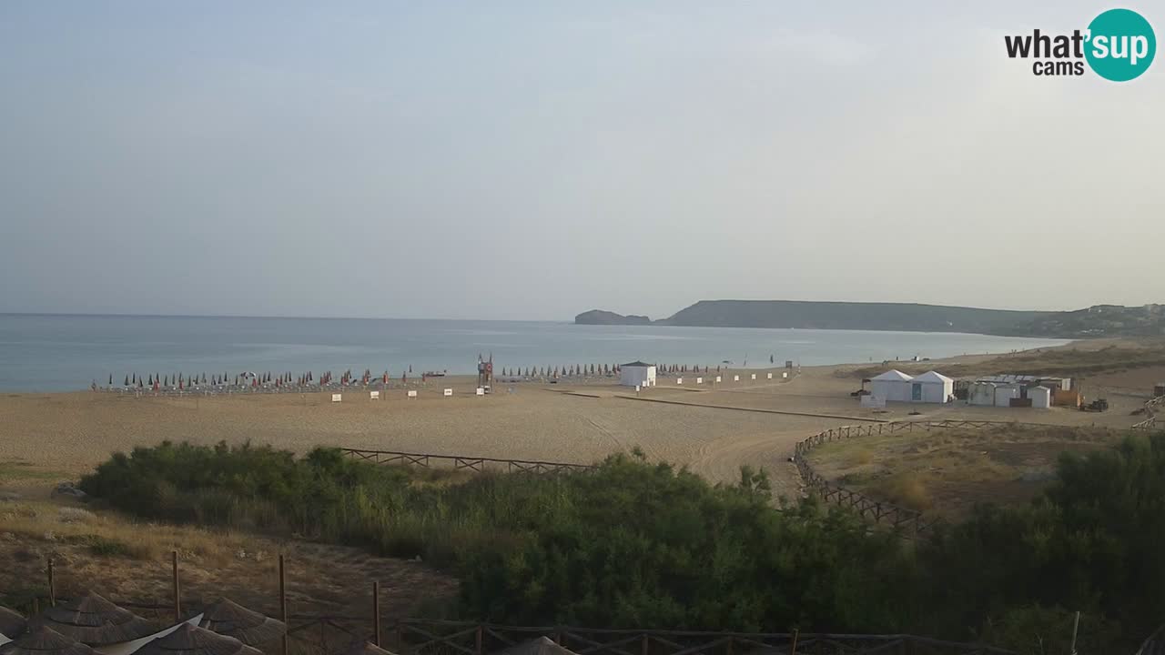 Webcam Torre dei Corsari – Vista live sulla spiaggia da Punta Usai