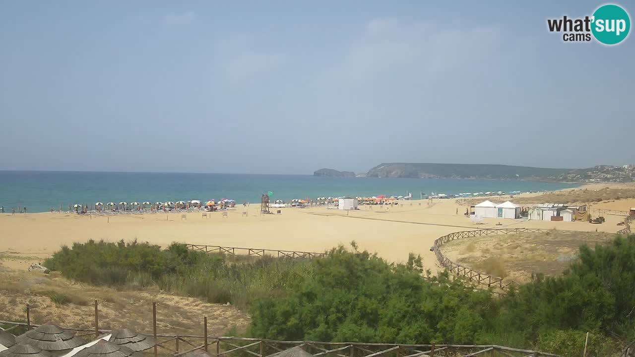Webcam Torre dei Corsari – Vue en direct sur la plage depuis Punta Usai