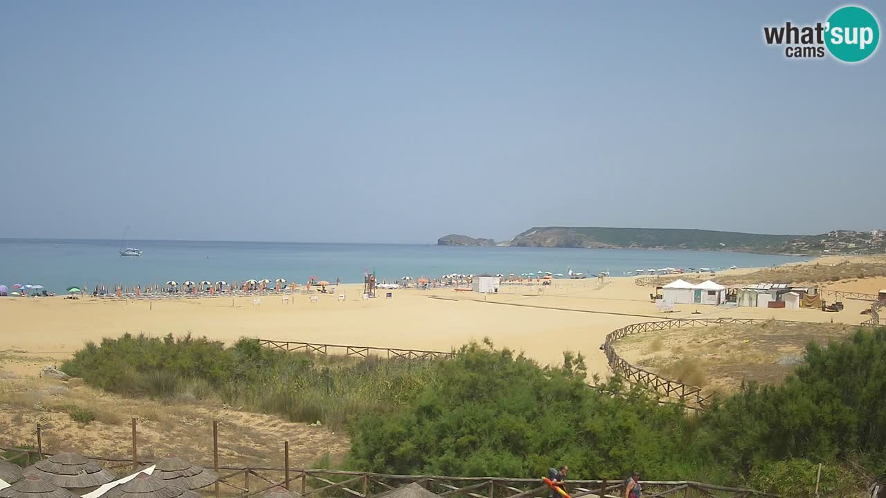 Cámara web Torre dei Corsari – Vista en directo de la playa desde Punta Usai