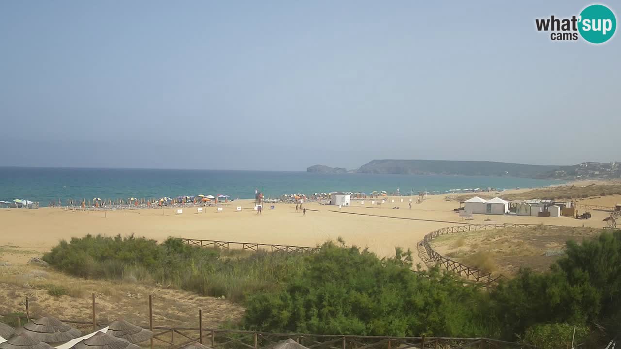 Webcam Torre dei Corsari – Vista live sulla spiaggia da Punta Usai