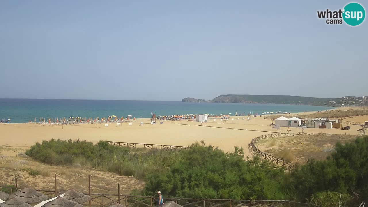 Cámara web Torre dei Corsari – Vista en directo de la playa desde Punta Usai