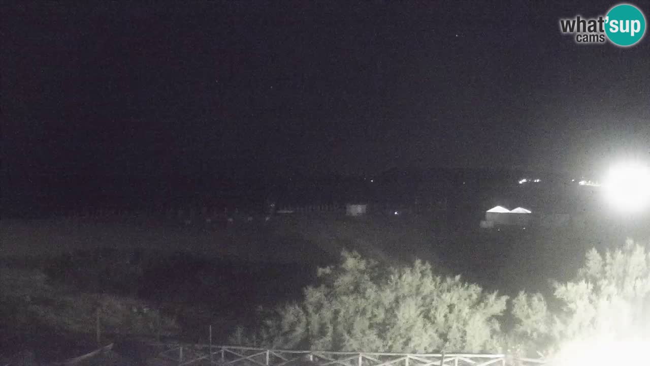 Webcam Torre dei Corsari – Liveblick auf den Strand von Punta Usai
