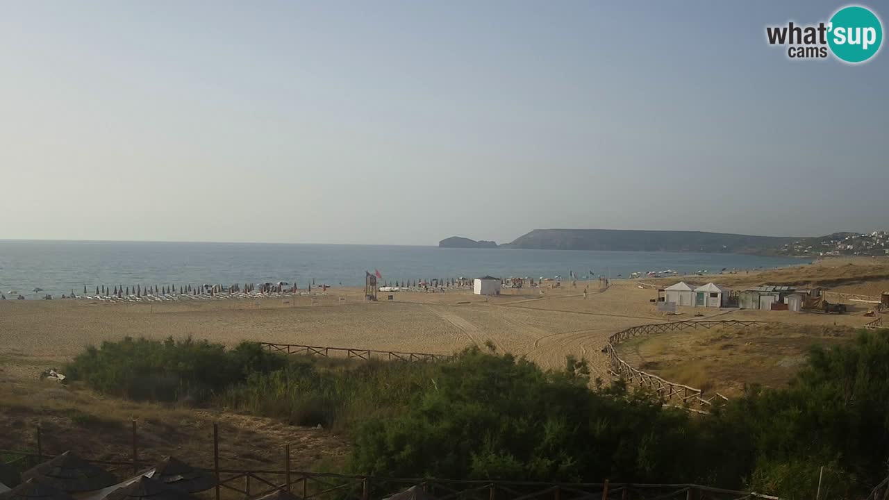 Cámara web Torre dei Corsari – Vista en directo de la playa desde Punta Usai