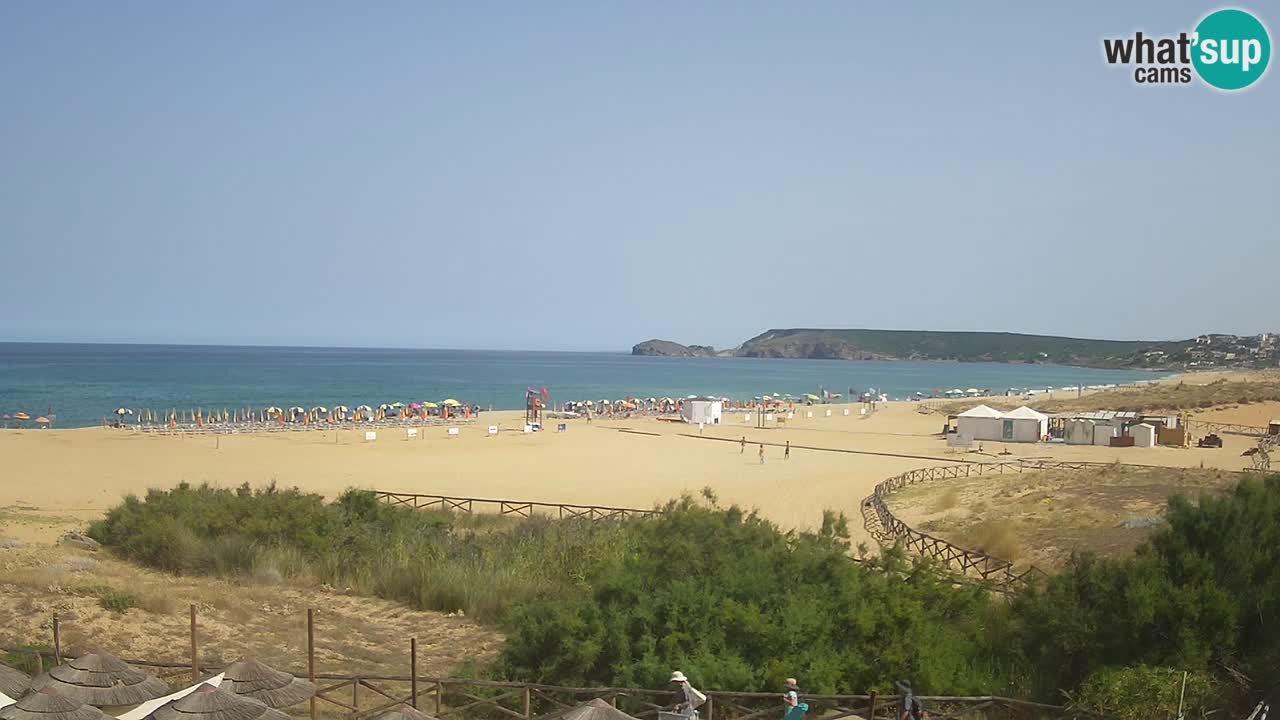 Cámara web Torre dei Corsari – Vista en directo de la playa desde Punta Usai
