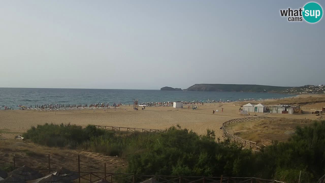 Webcam Torre dei Corsari – Vista live sulla spiaggia da Punta Usai