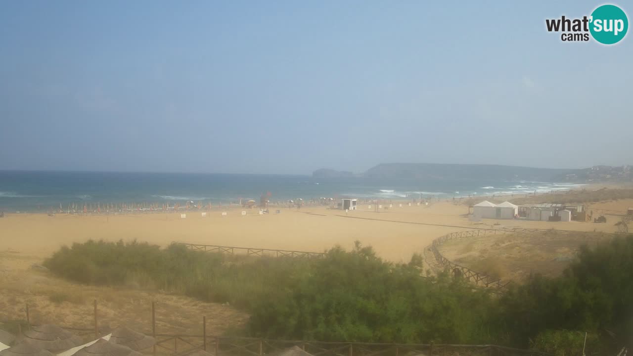 Webcam Torre dei Corsari – Vista live sulla spiaggia da Punta Usai
