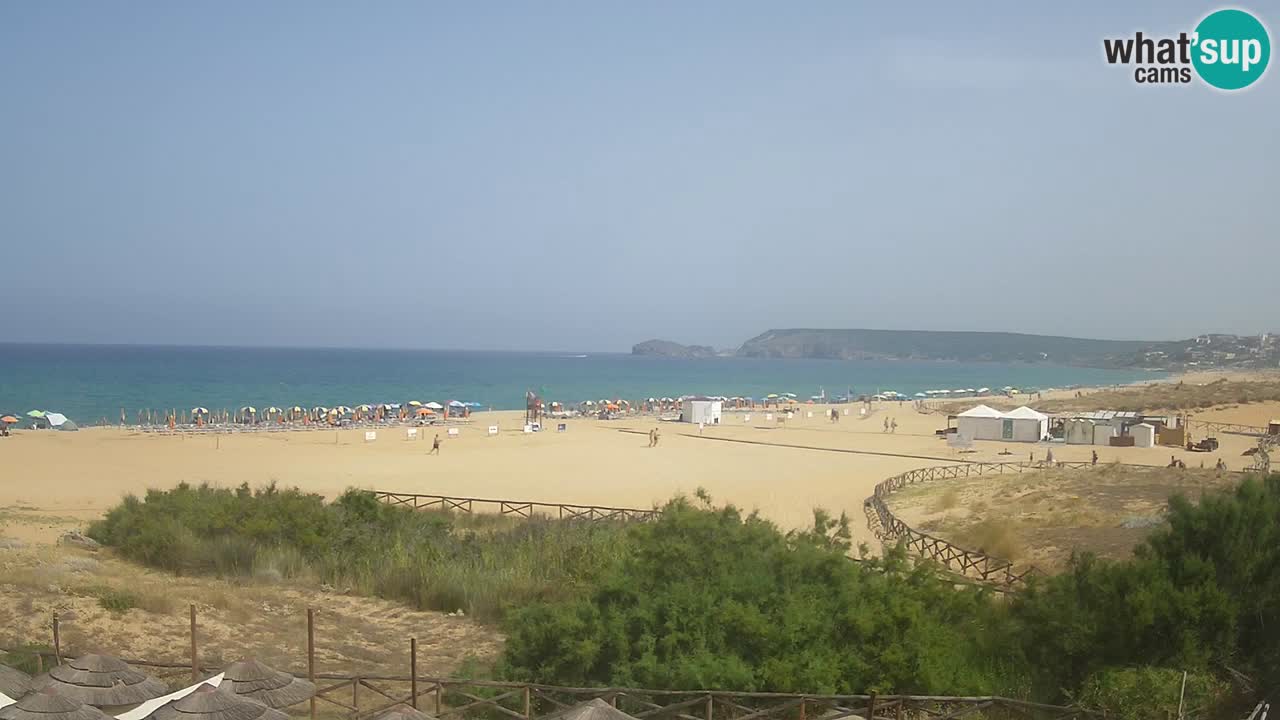 Webcam Torre dei Corsari – Vista live sulla spiaggia da Punta Usai