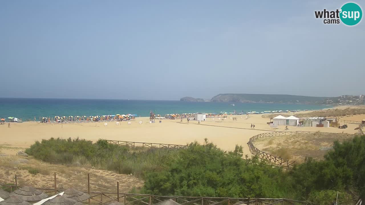 Cámara web Torre dei Corsari – Vista en directo de la playa desde Punta Usai