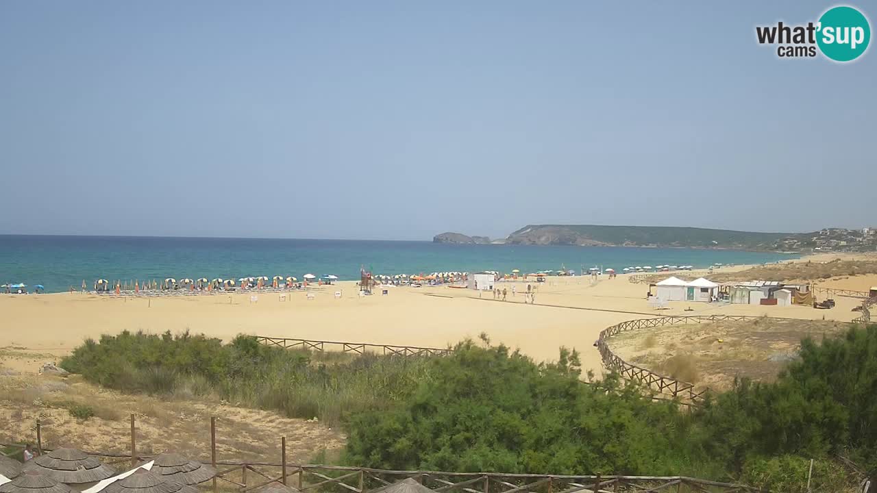 Webcam Torre dei Corsari – Vista live sulla spiaggia da Punta Usai