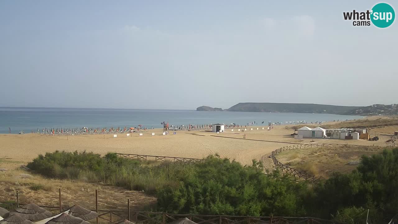 Webcam Torre dei Corsari – Liveblick auf den Strand von Punta Usai