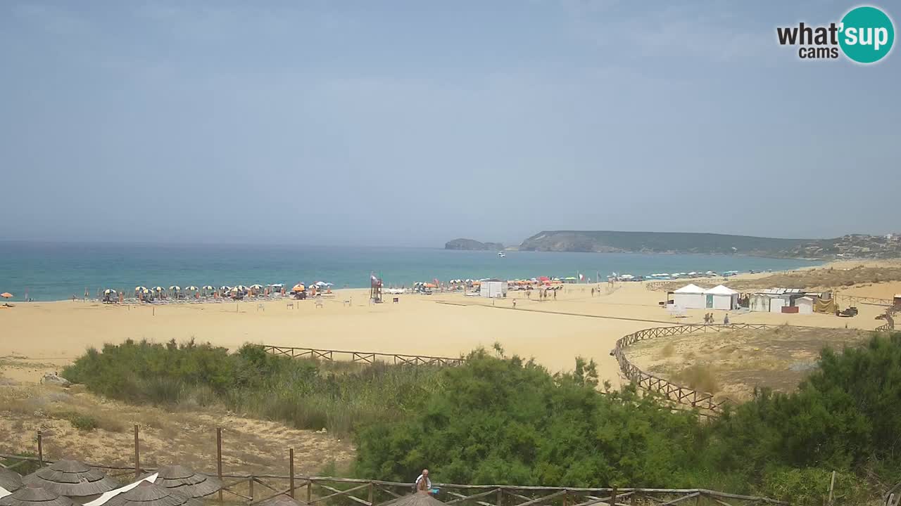 Webcam Torre dei Corsari – Vista live sulla spiaggia da Punta Usai