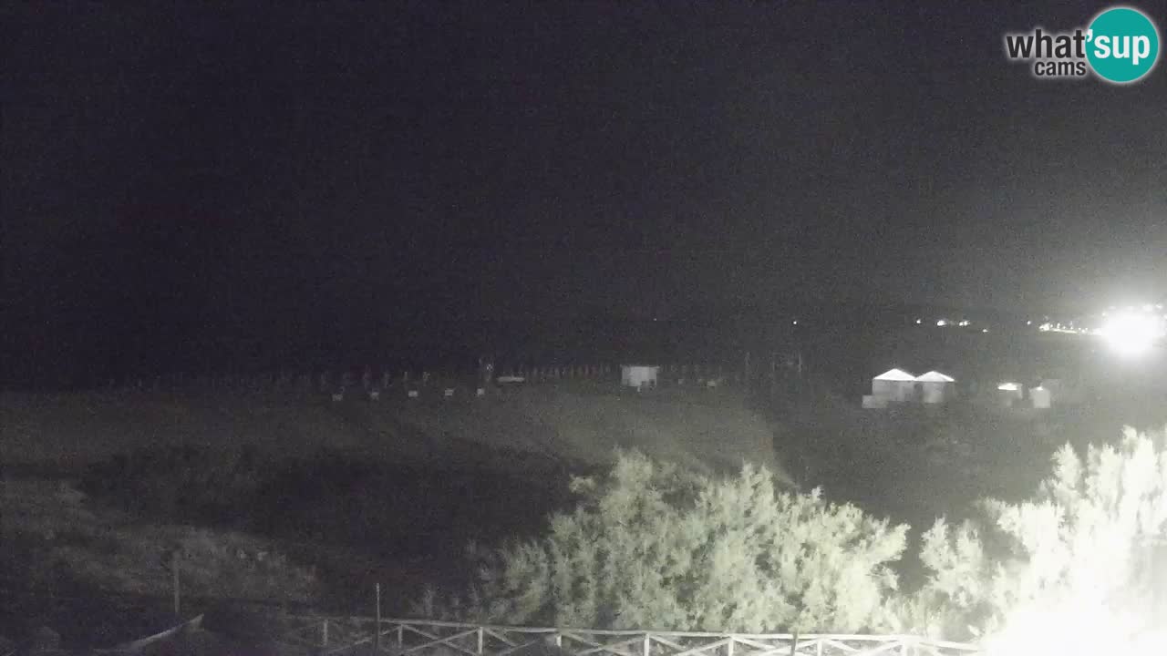 Webcam Torre dei Corsari – Liveblick auf den Strand von Punta Usai