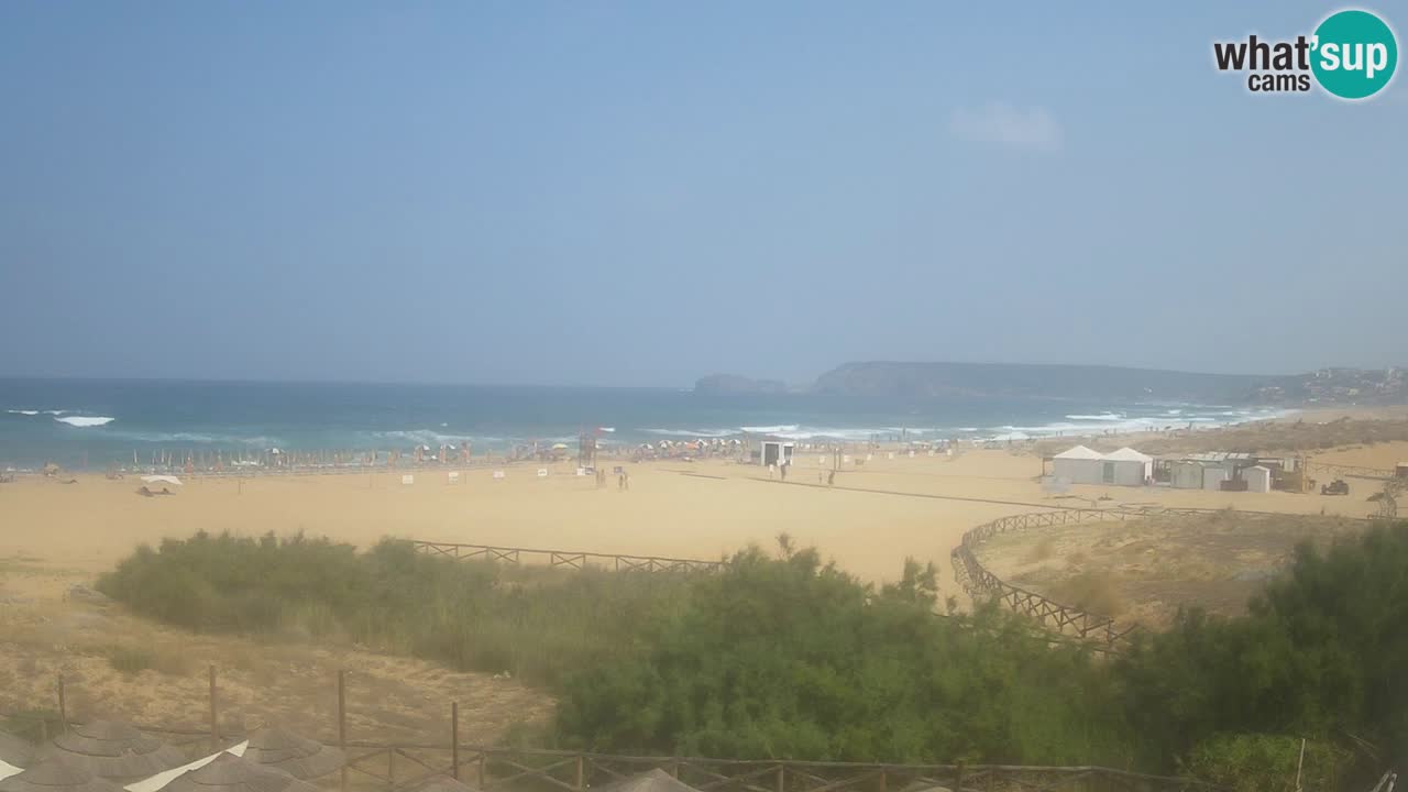 Webcam Torre dei Corsari – Liveblick auf den Strand von Punta Usai