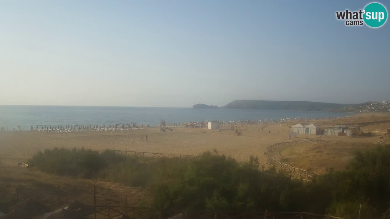Webcam Torre dei Corsari – Liveblick auf den Strand von Punta Usai