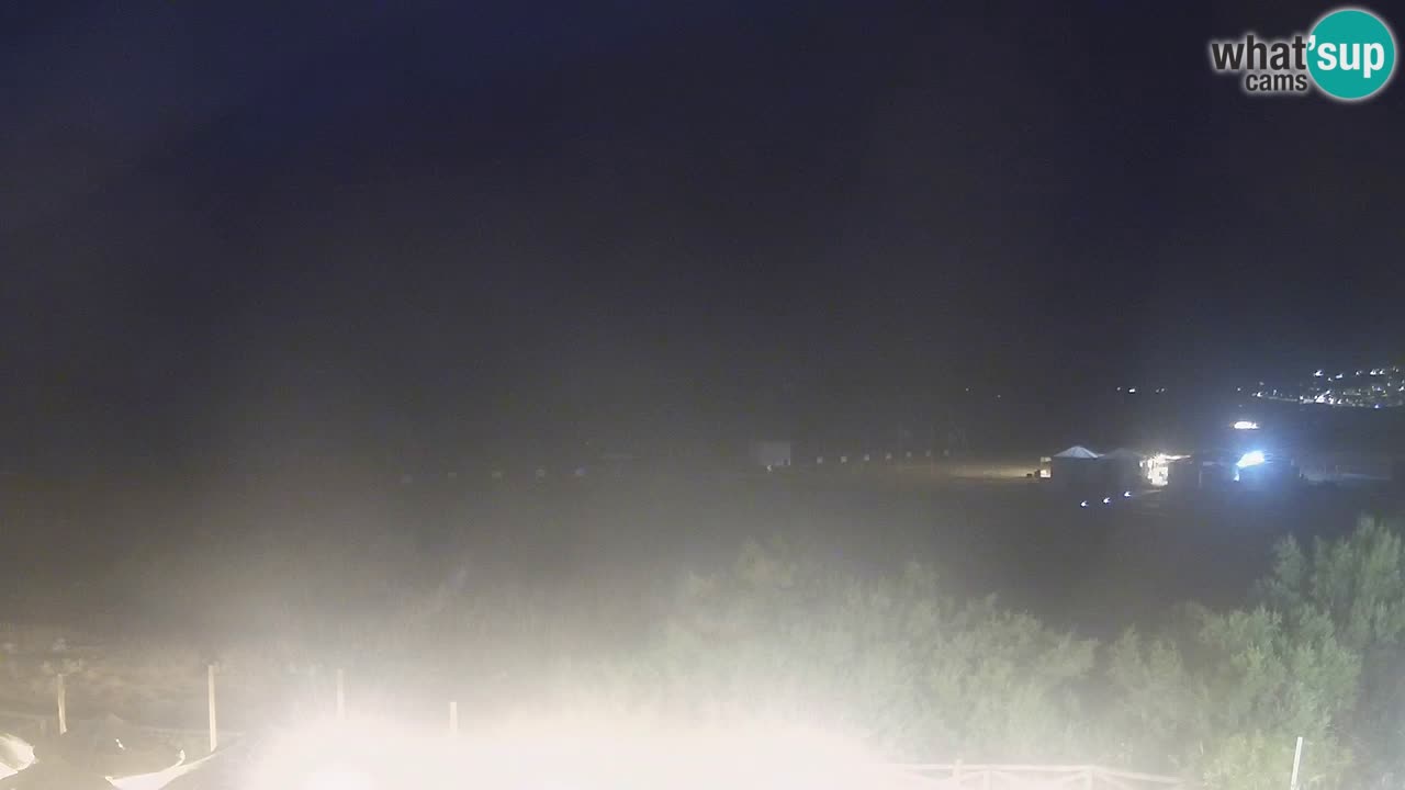 Webcam Torre dei Corsari – Vista live sulla spiaggia da Punta Usai