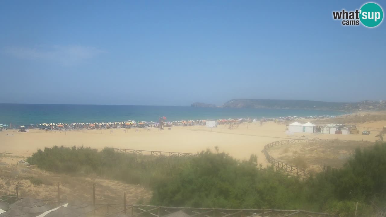 Webcam Torre dei Corsari – Live Beach View from Punta Usai