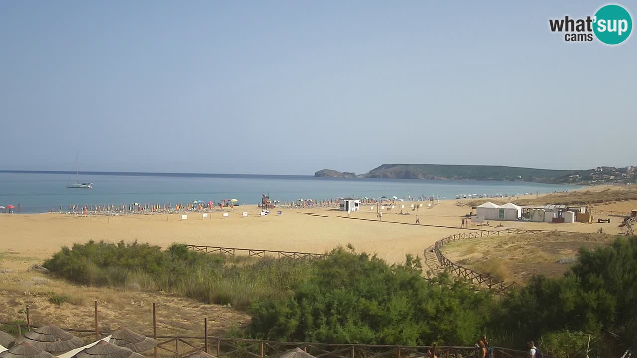 Webcam Torre dei Corsari – Live Beach View from Punta Usai