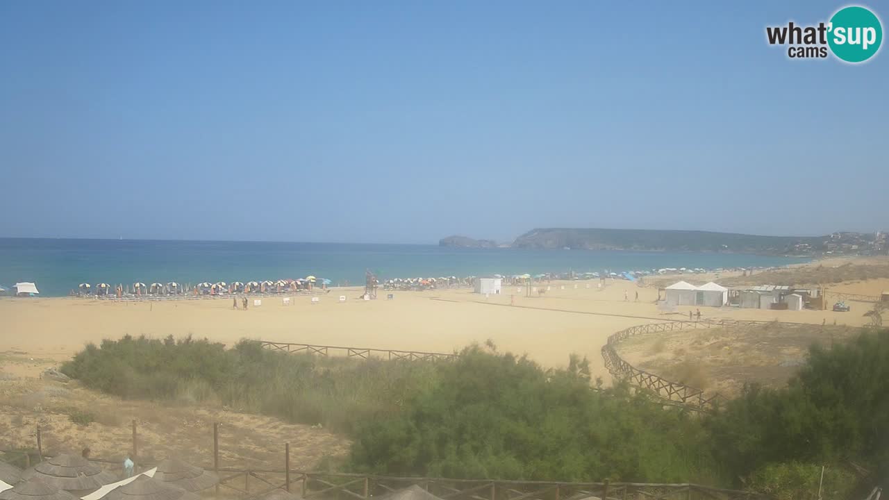 Cámara web Torre dei Corsari – Vista en directo de la playa desde Punta Usai