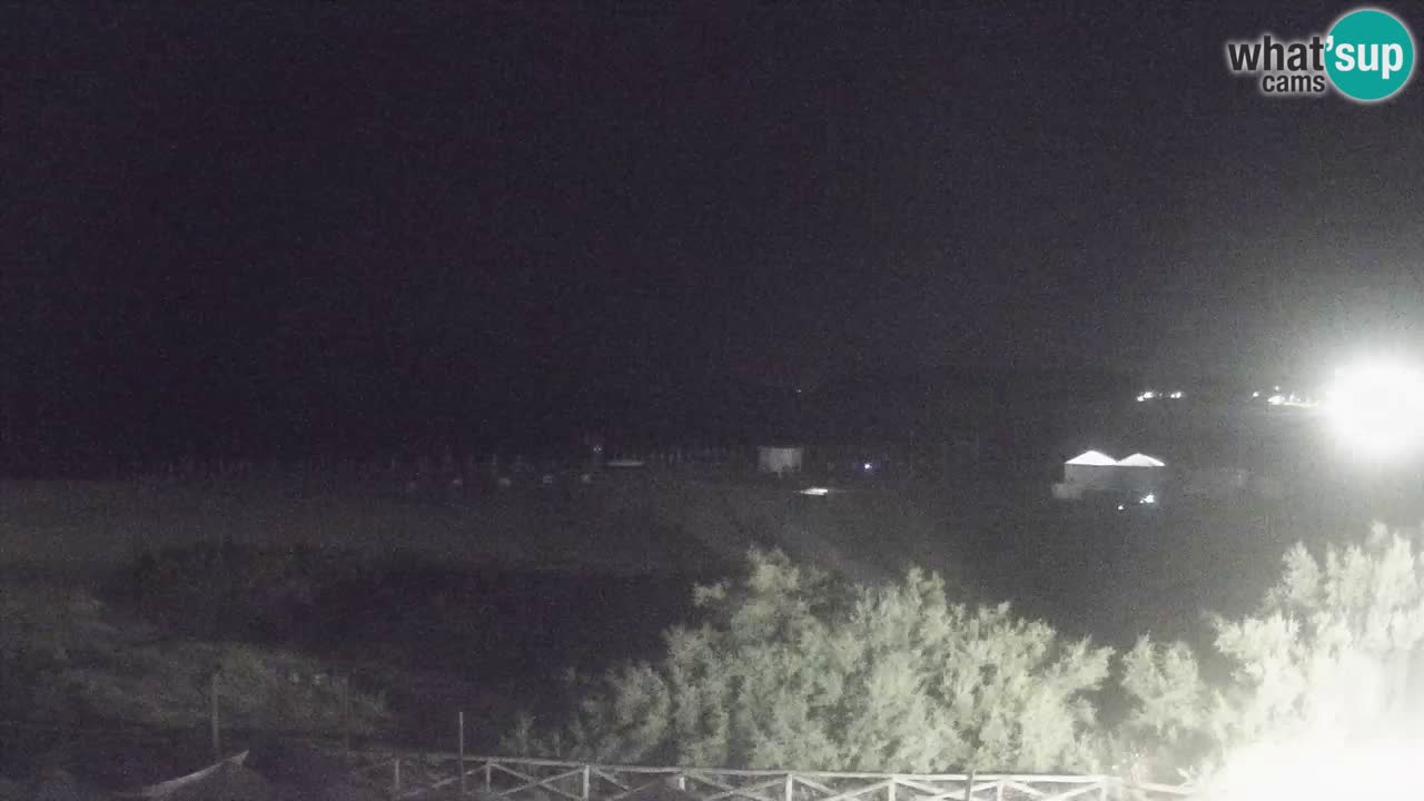 Webcam Torre dei Corsari – Vista live sulla spiaggia da Punta Usai