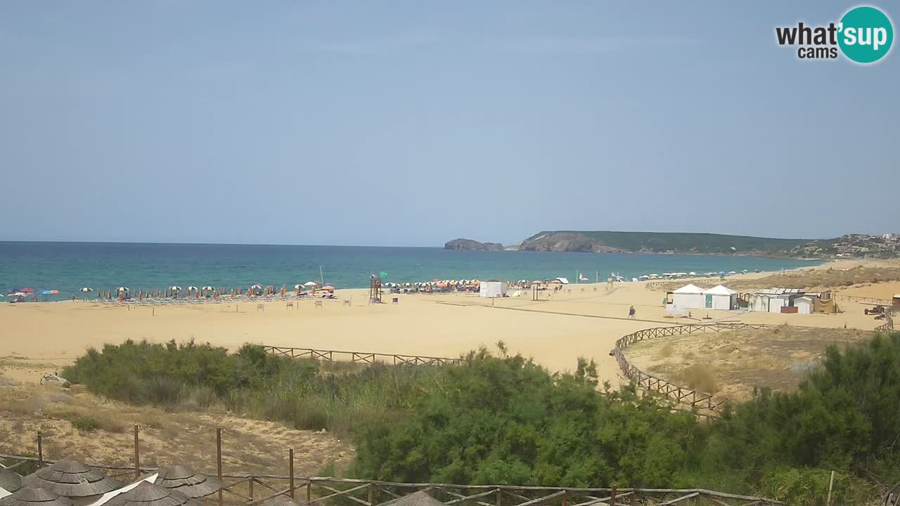 Webcam Torre dei Corsari – Liveblick auf den Strand von Punta Usai
