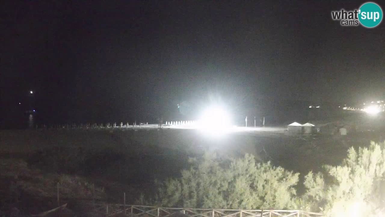 Webcam Torre dei Corsari – Vista live sulla spiaggia da Punta Usai