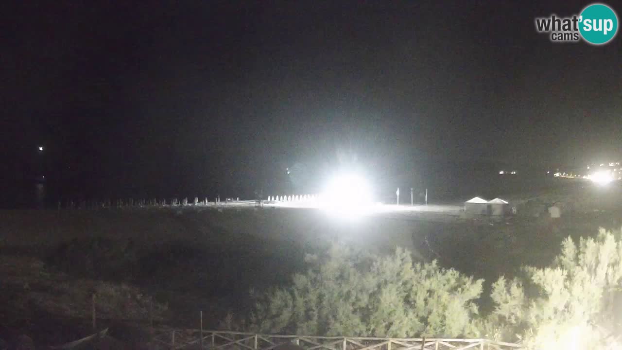 Cámara web Torre dei Corsari – Vista en directo de la playa desde Punta Usai