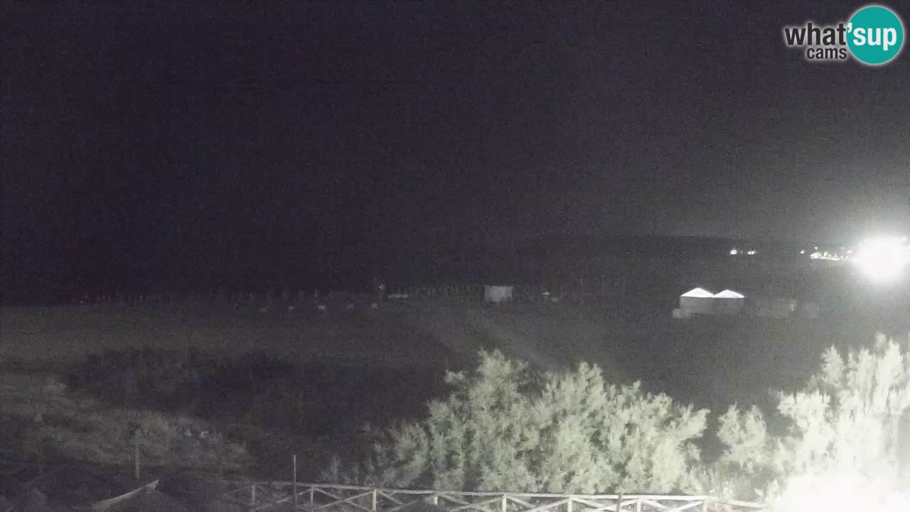 Cámara web Torre dei Corsari – Vista en directo de la playa desde Punta Usai