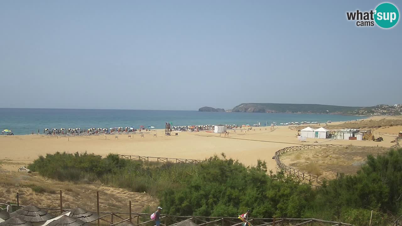 Webcam Torre dei Corsari – Vue en direct sur la plage depuis Punta Usai
