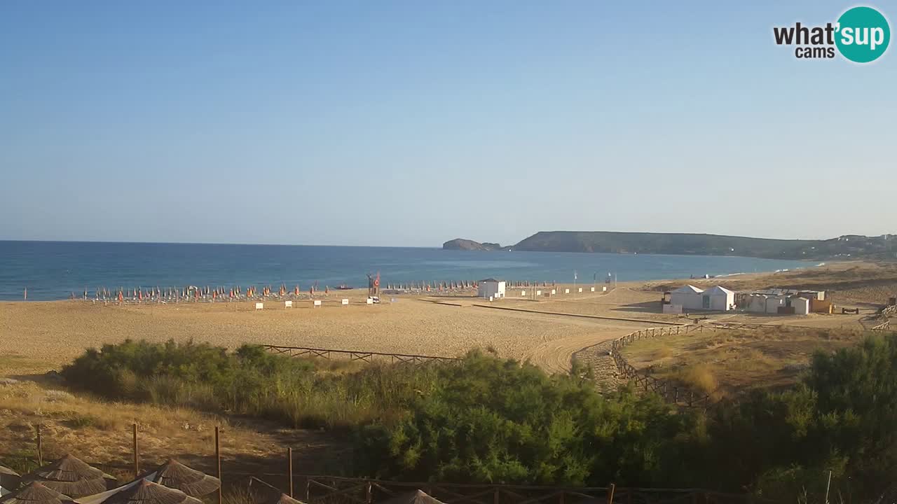 Webcam Torre dei Corsari – Vista live sulla spiaggia da Punta Usai