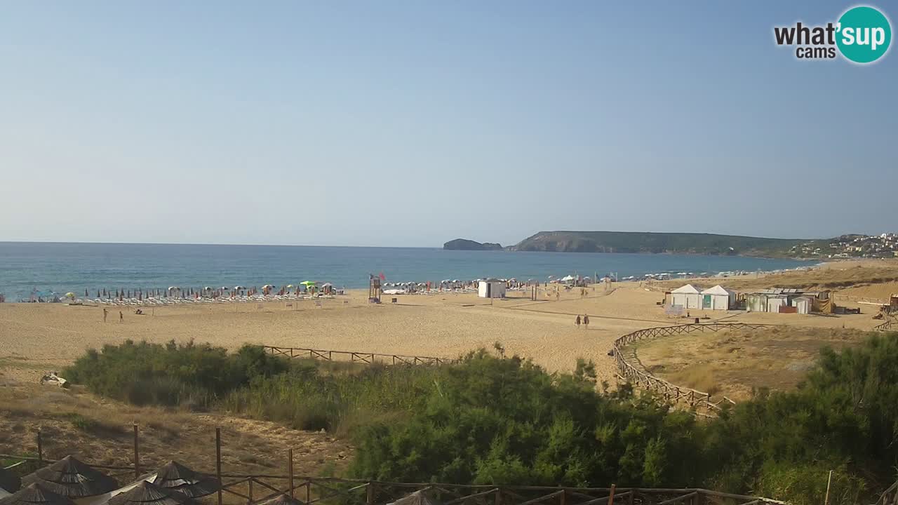 Webcam Torre dei Corsari – Vista live sulla spiaggia da Punta Usai