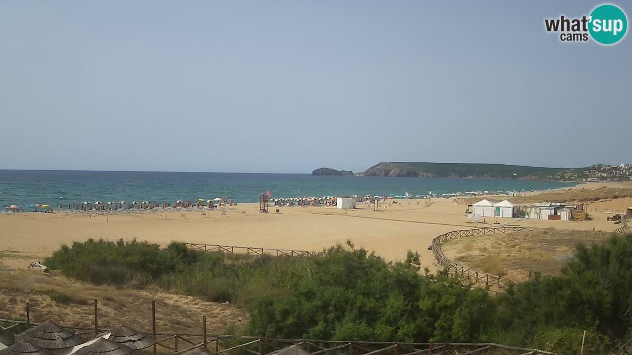 Webcam Torre dei Corsari – Vista live sulla spiaggia da Punta Usai
