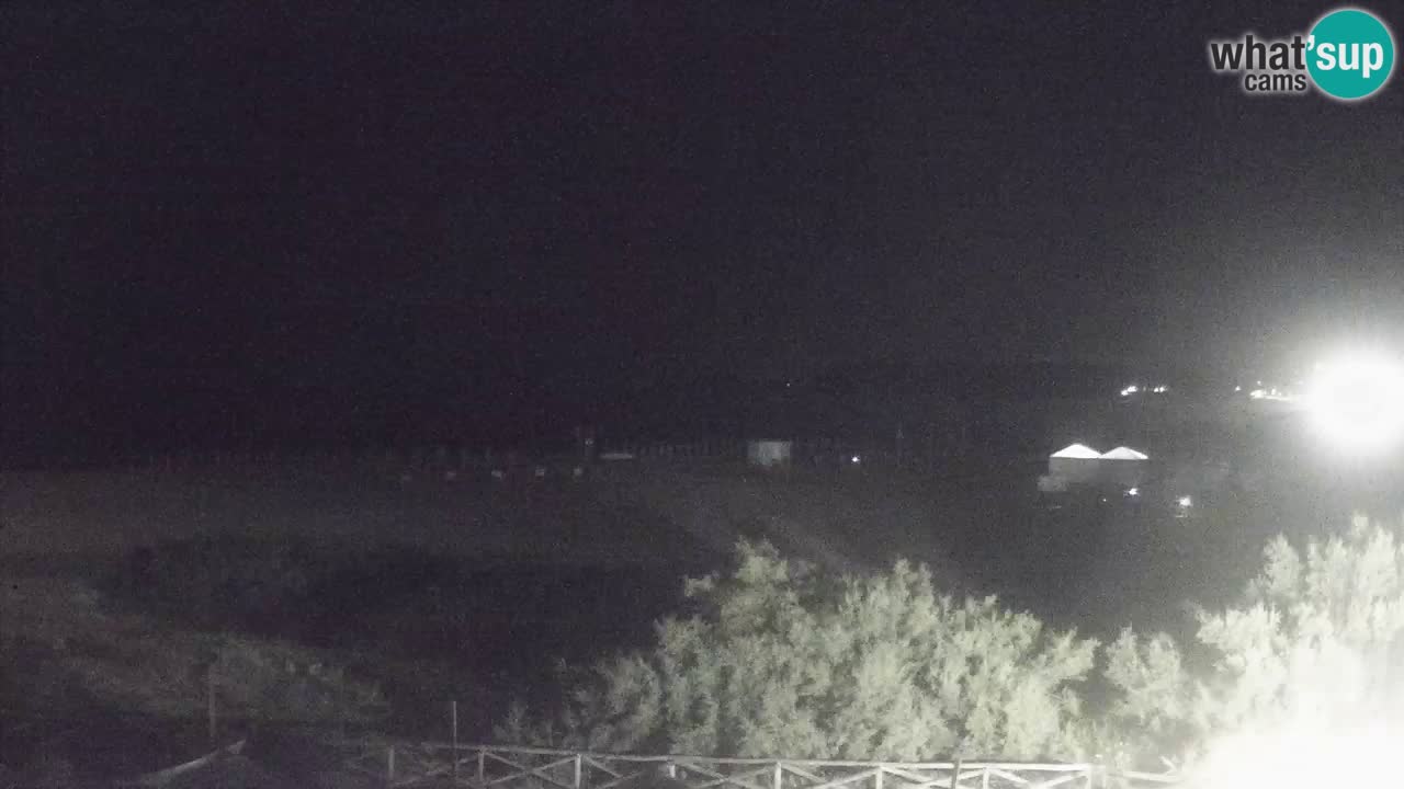 Cámara web Torre dei Corsari – Vista en directo de la playa desde Punta Usai
