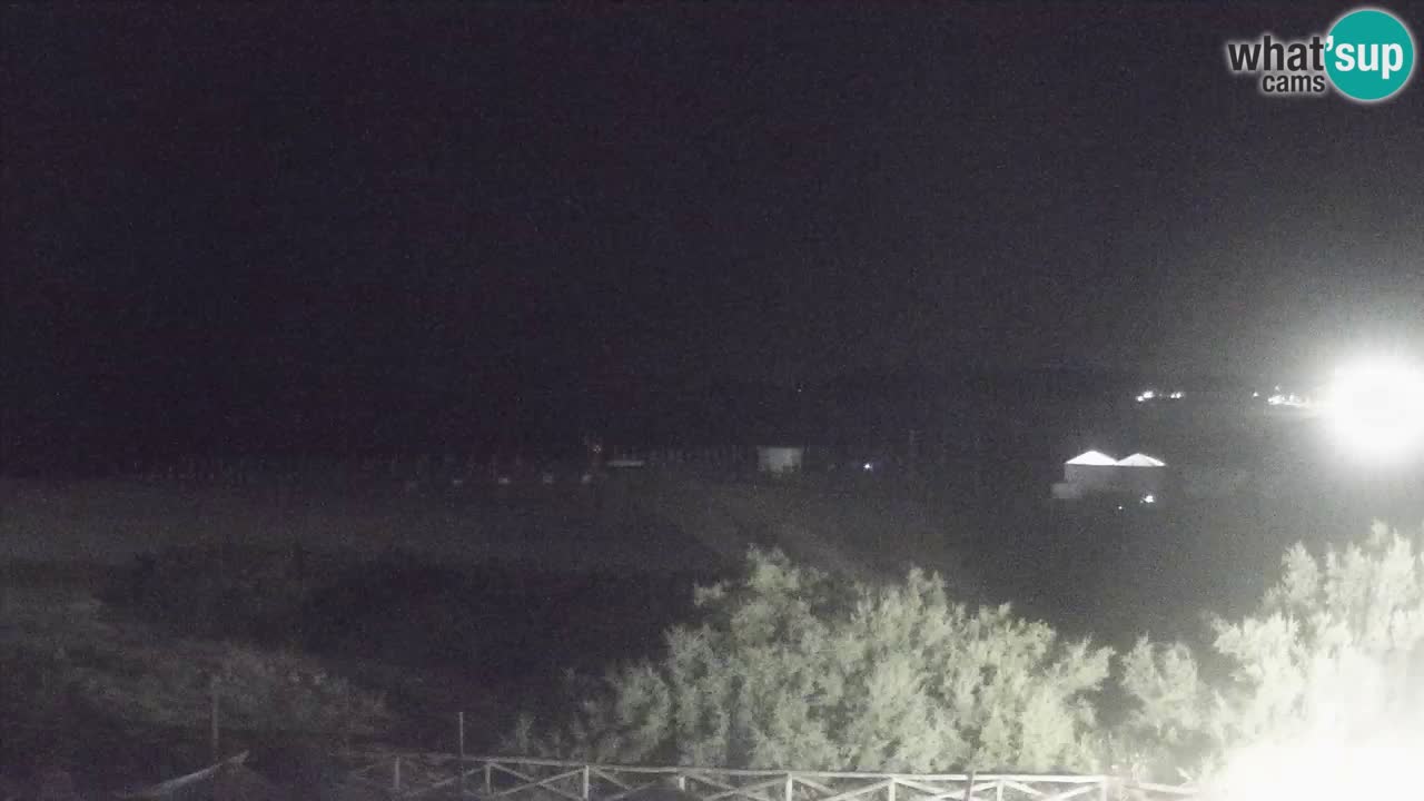 Cámara web Torre dei Corsari – Vista en directo de la playa desde Punta Usai