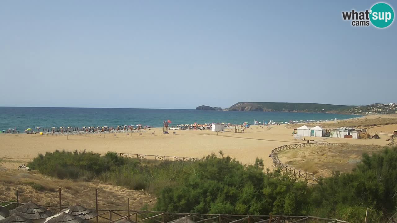 Webcam Torre dei Corsari – Liveblick auf den Strand von Punta Usai