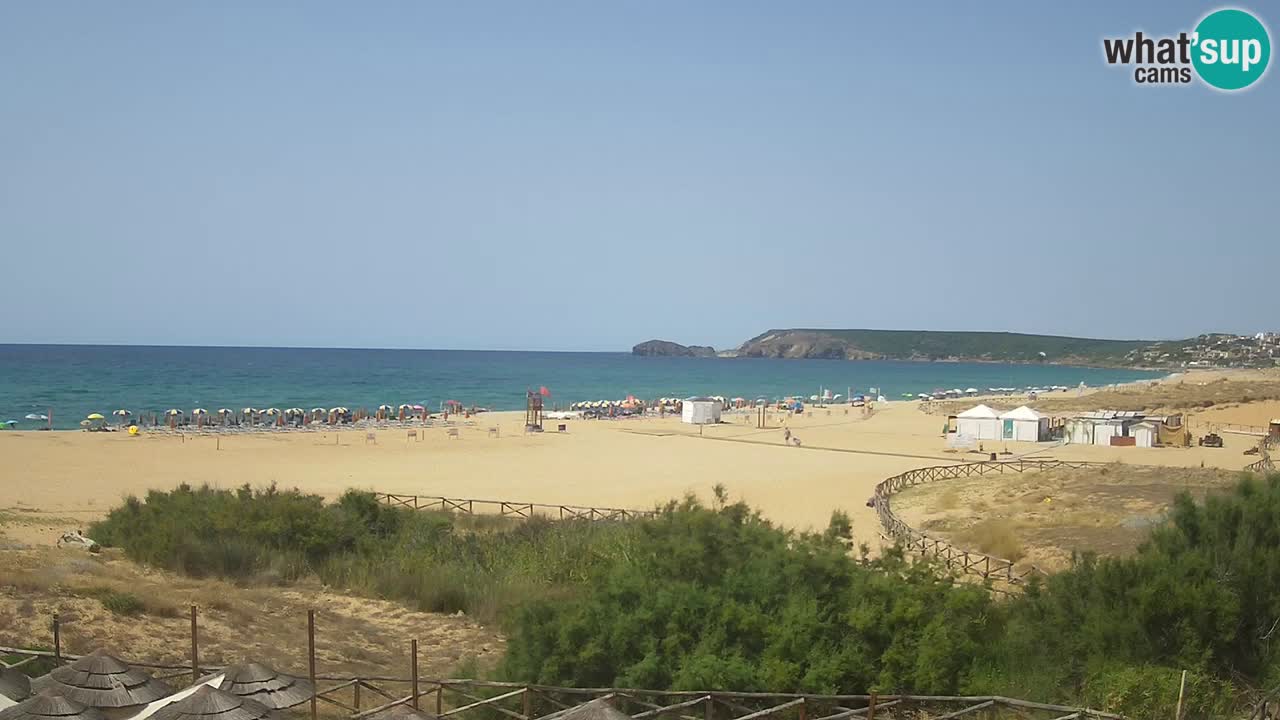 Webcam Torre dei Corsari – Vista live sulla spiaggia da Punta Usai