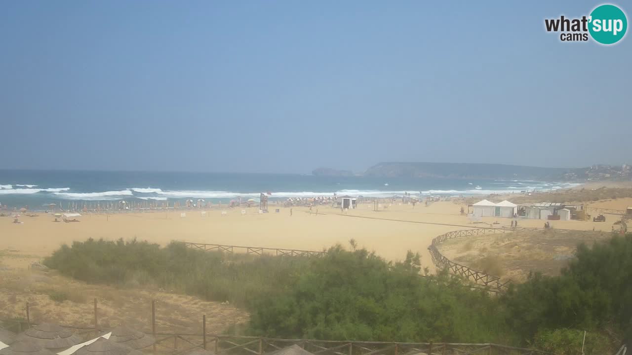 Webcam Torre dei Corsari – Live Beach View from Punta Usai