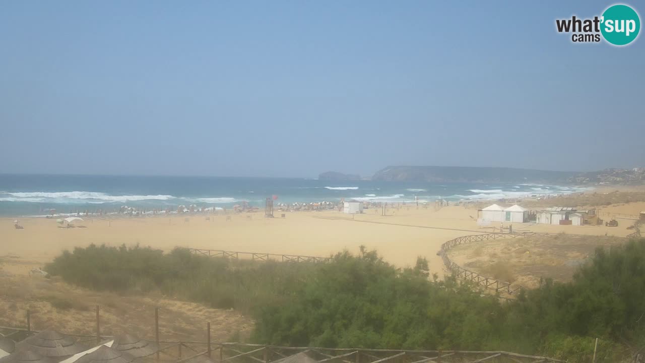 Webcam Torre dei Corsari – Live Beach View from Punta Usai