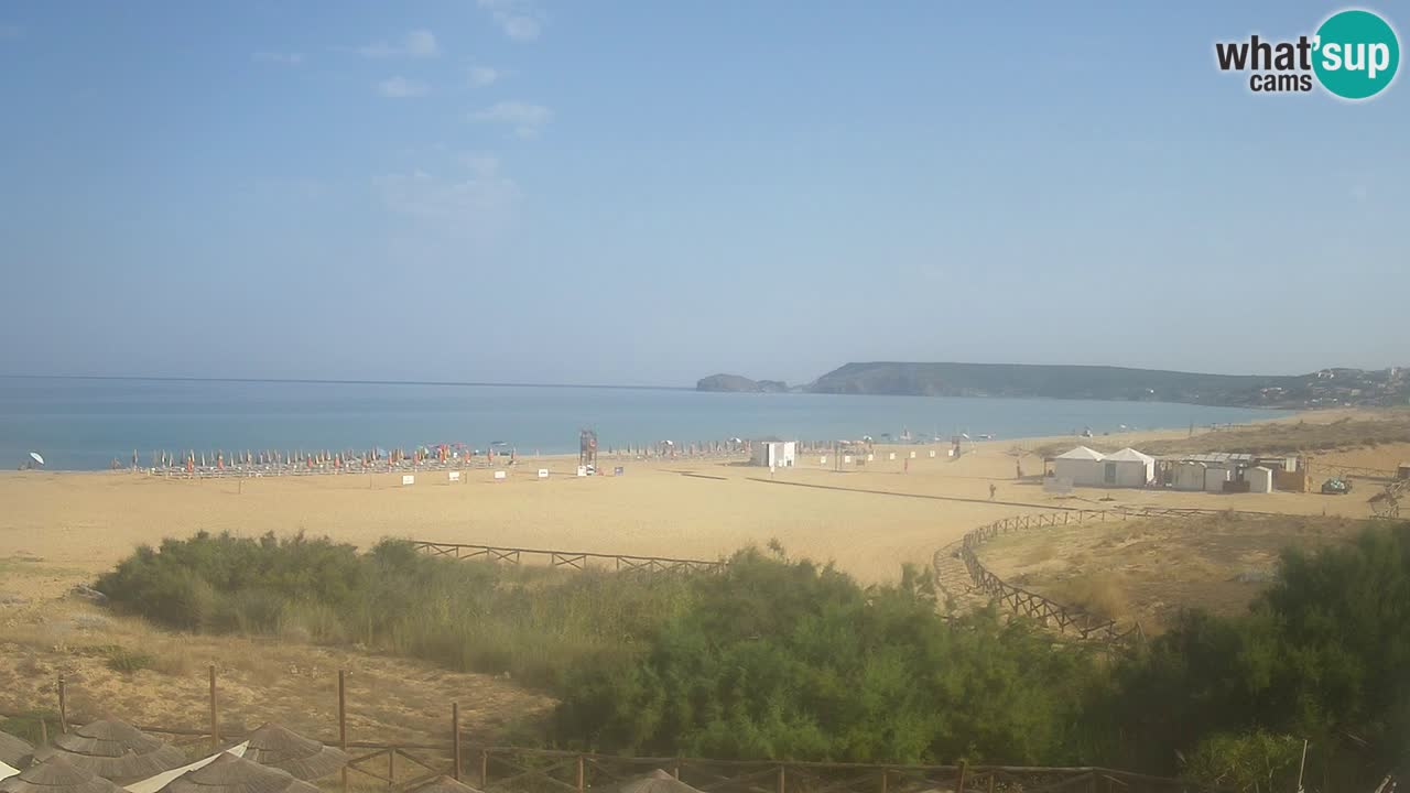 Spletna kamera Torre dei Corsari – Pogled v živo na plažo s Punta Usai