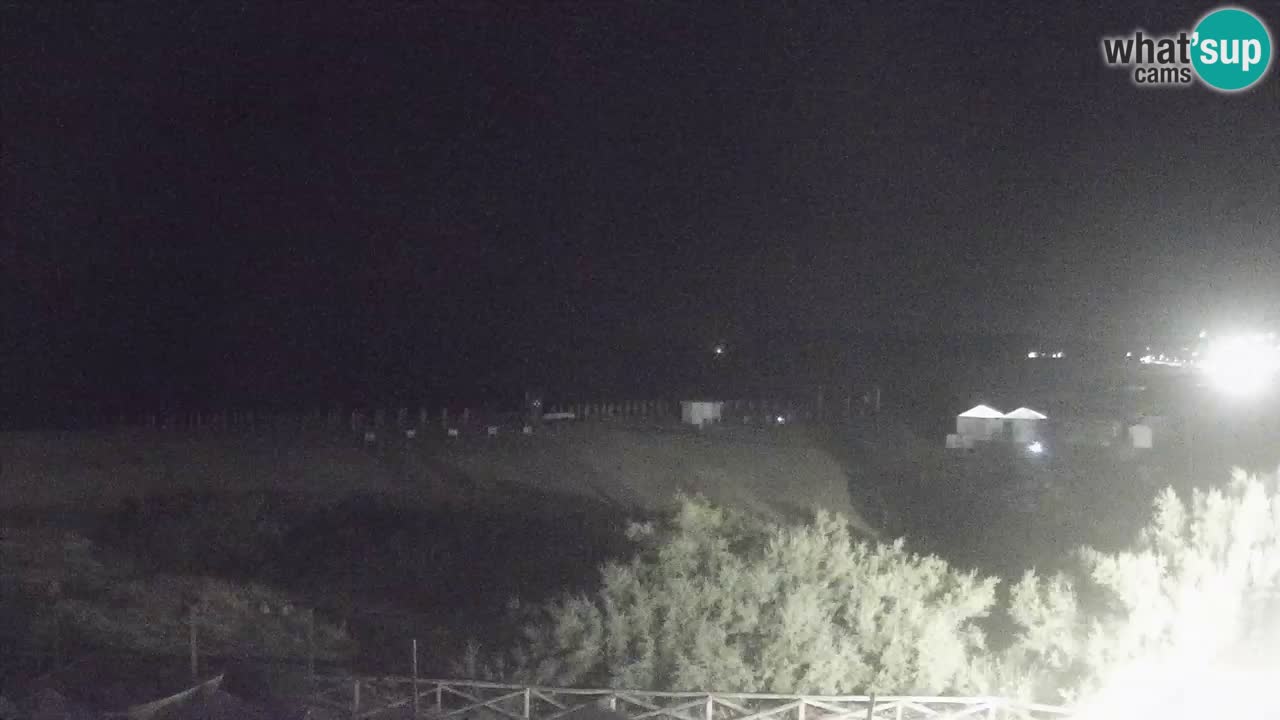 Webcam Torre dei Corsari – Vista live sulla spiaggia da Punta Usai